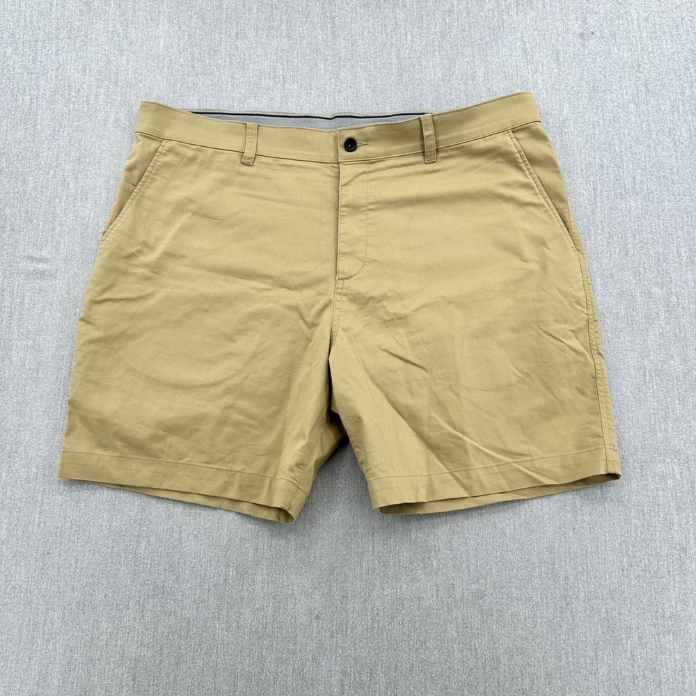Nike Golf Shorts Mens 40 Tan Dri-FIT Standard Fit Chino Performance